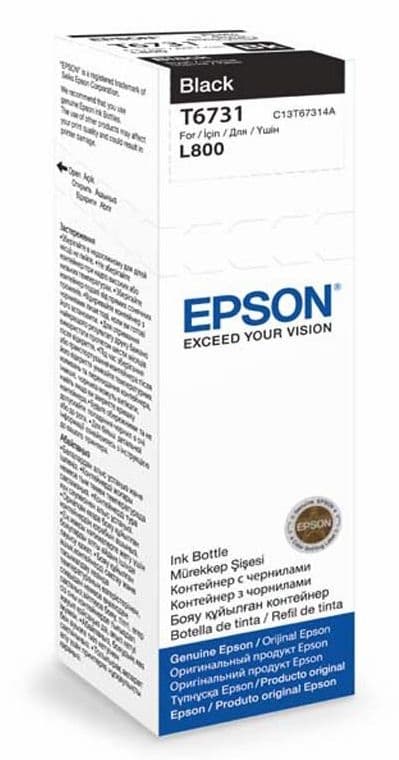 Flacon cerneala original Epson T6731 Black (C13T67314A)