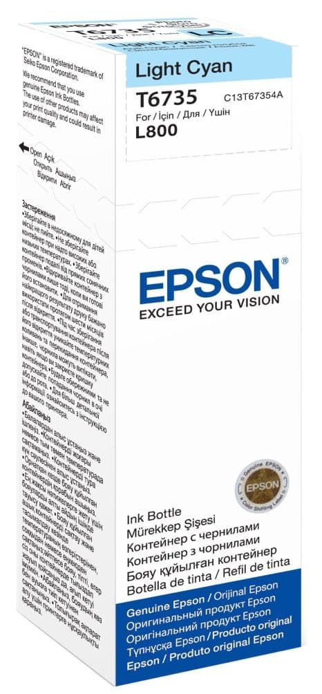 Flacon cerneala original Epson T6735 Light Cyan (C13T67354A)