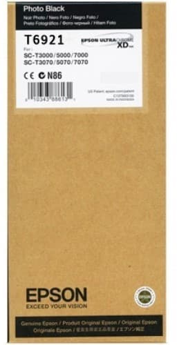 Cartus de cerneala original Epson T6921 Photo Black (C13T692100)
