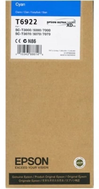 Cartus de cerneala original Epson T6922 Cyan (C13T692200)