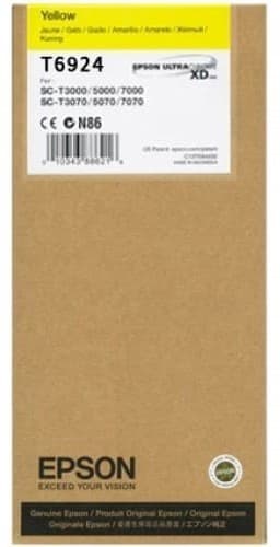 Cartus de cerneala original Epson T6924 Yellow (C13T692400)