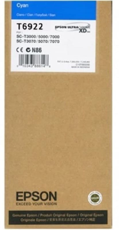 Cartus de cerneala original Epson T6932 Cyan (C13T693200)