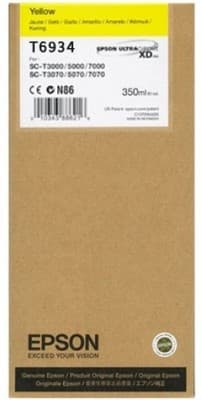 Cartus de cerneala original Epson T6934 Yellow (C13T693400)