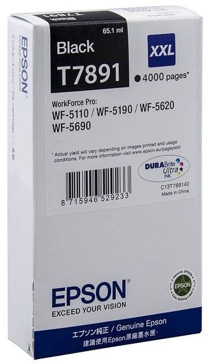 Cartus de cerneala original Epson T7891 XXL Black (C13T789140)