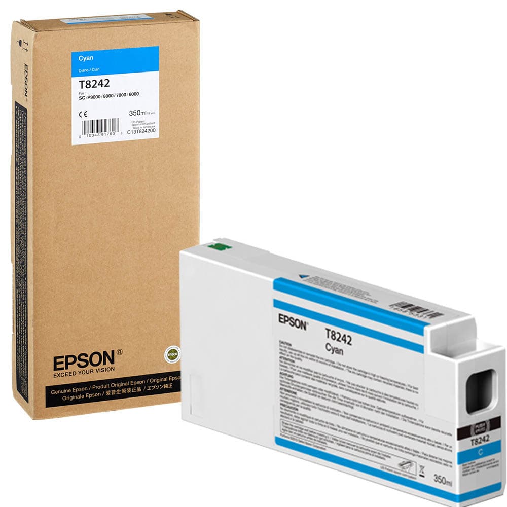 Cartus de cerneala original Epson T824200 Cyan (C13T824200)