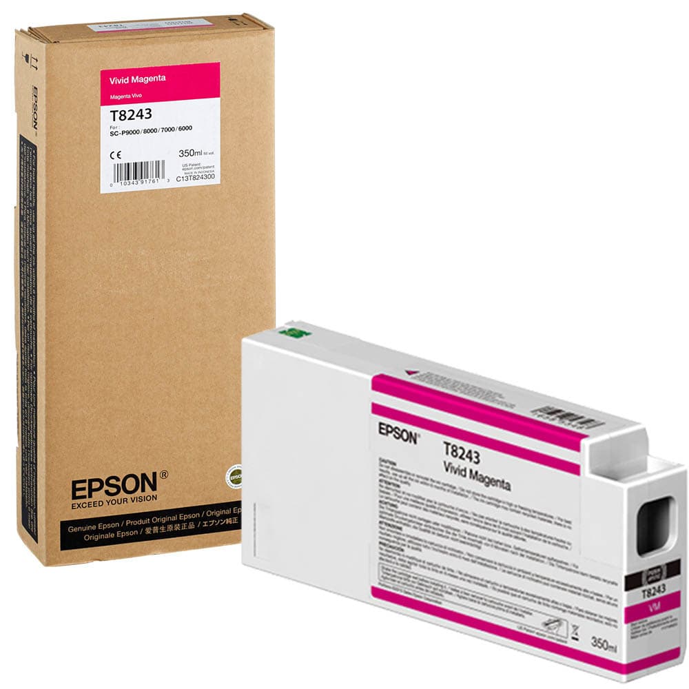 Cartus de cerneala original Epson T8243 Vivid Magenta (C13T824300)