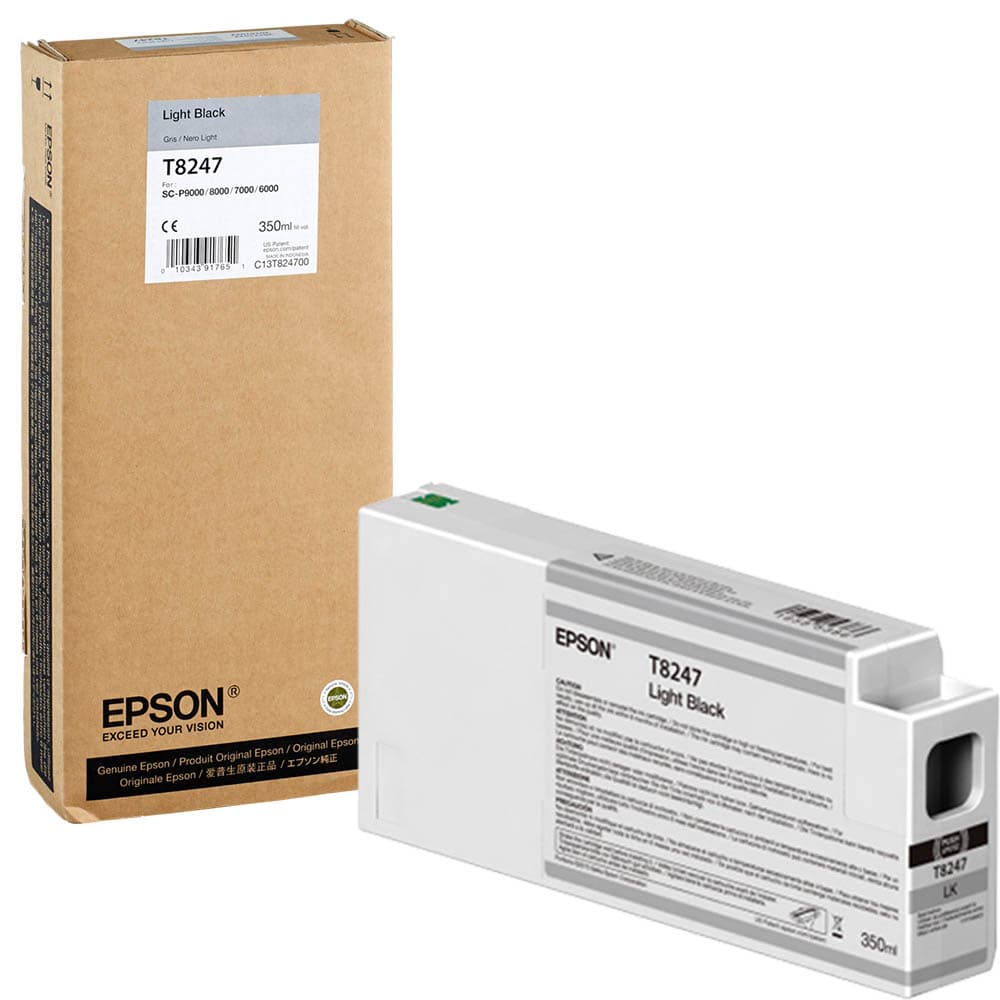 Cartus de cerneala original Epson T824700 Light Black (C13T824700)