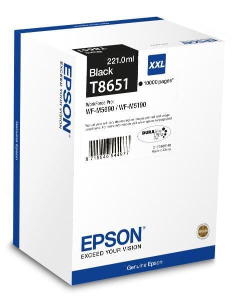 Cartus de cerneala original Epson T8651 Black (C13T865140)