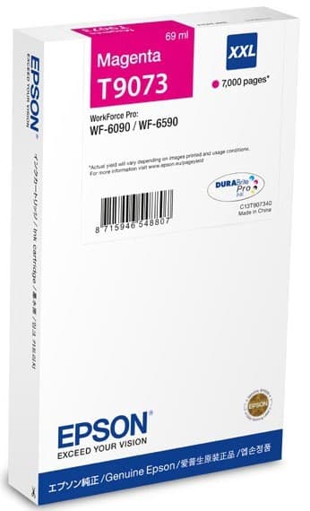 Cartus de cerneala original Epson T9073 Magenta (C13T907340)