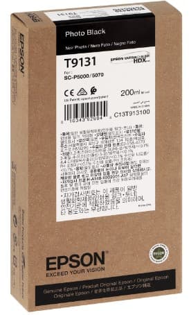Cartus de cerneala original Epson T9131 Photo Black (C13T913100)