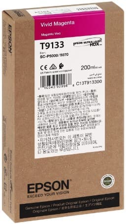 Cartus de cerneala original Epson T9133 Vivid Magenta (C13T913300)