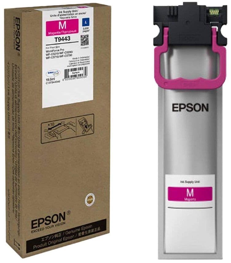 Cartus de cerneala original Epson T9443 Magenta (C13T944340)