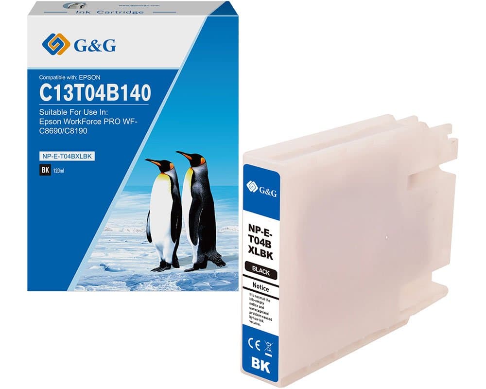 Cartus Premium G&G (5.8K) Epson T04B1 Black (C13T04B140)