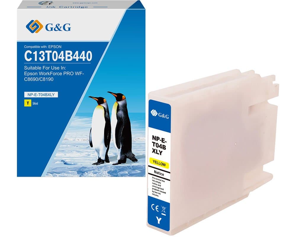 Cartus Premium G&G (4.6K) Epson T04B4 Yellow (C13T04B440)