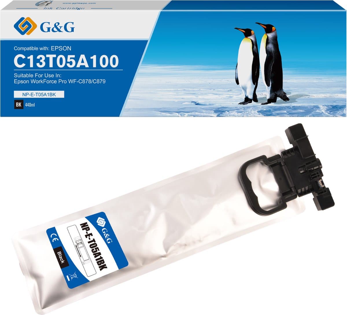 Cartus Premium G&G (20K) Epson T05A1 Black (C13T05A100)