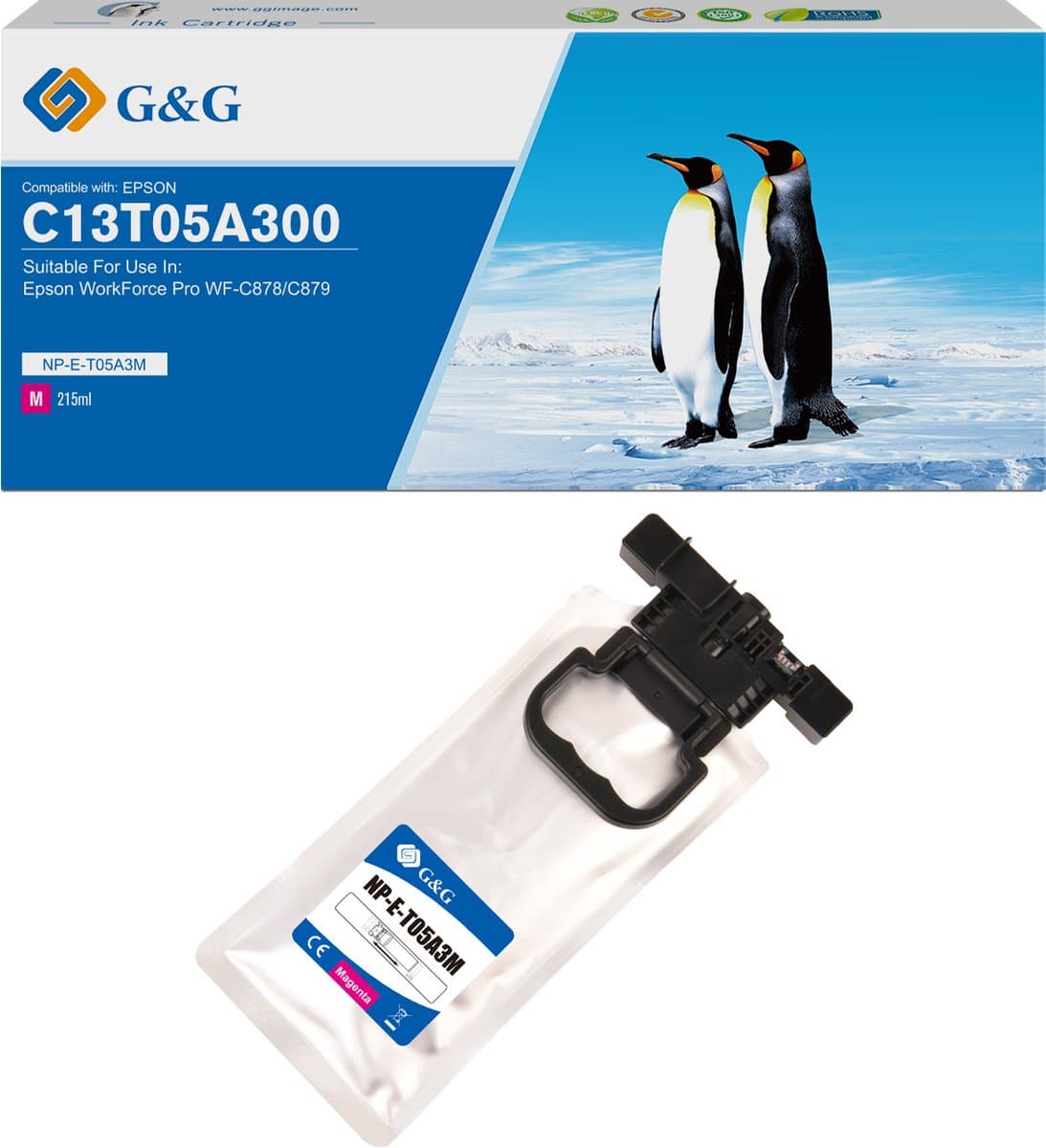 Cartus Premium G&G (20K) Epson T05A3 Magenta (C13T05A300)