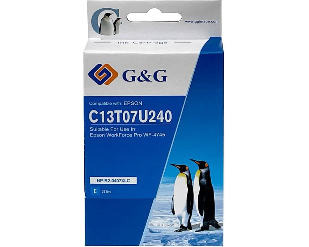 Cartus Premium G&G (1.9K) Epson 407 Cyan (C13T07U240)