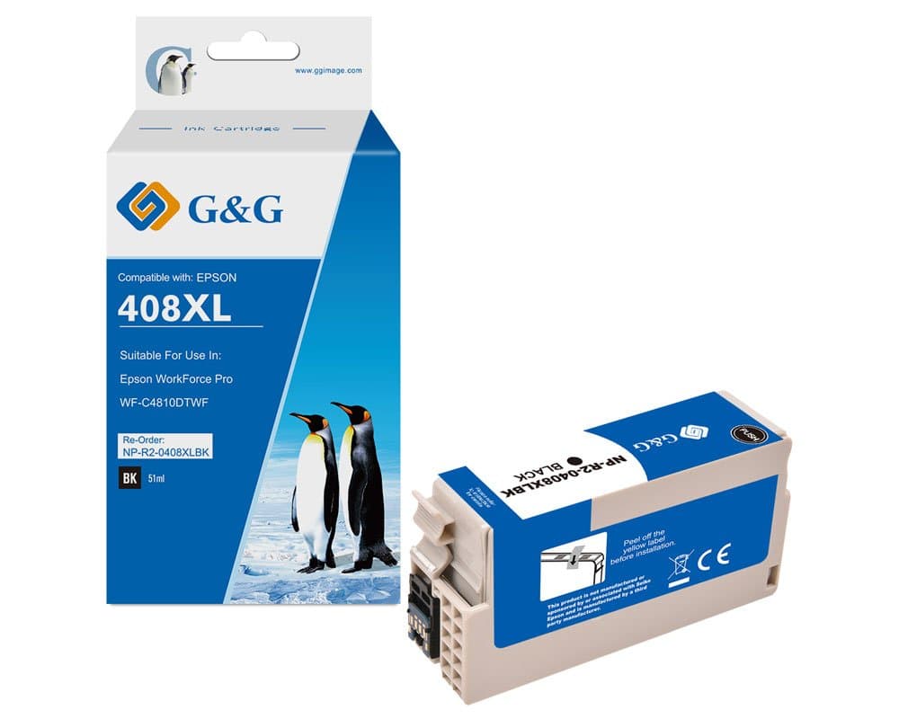 Cartus Premium G&G Epson 408L Black (C13T09K14010)