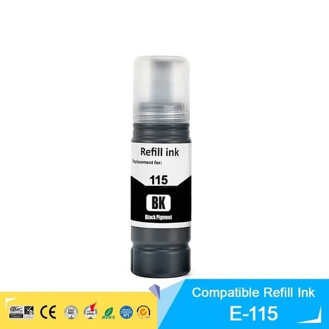 Flacon cerneala compatibila Epson 115 Black (C13T07C14A)