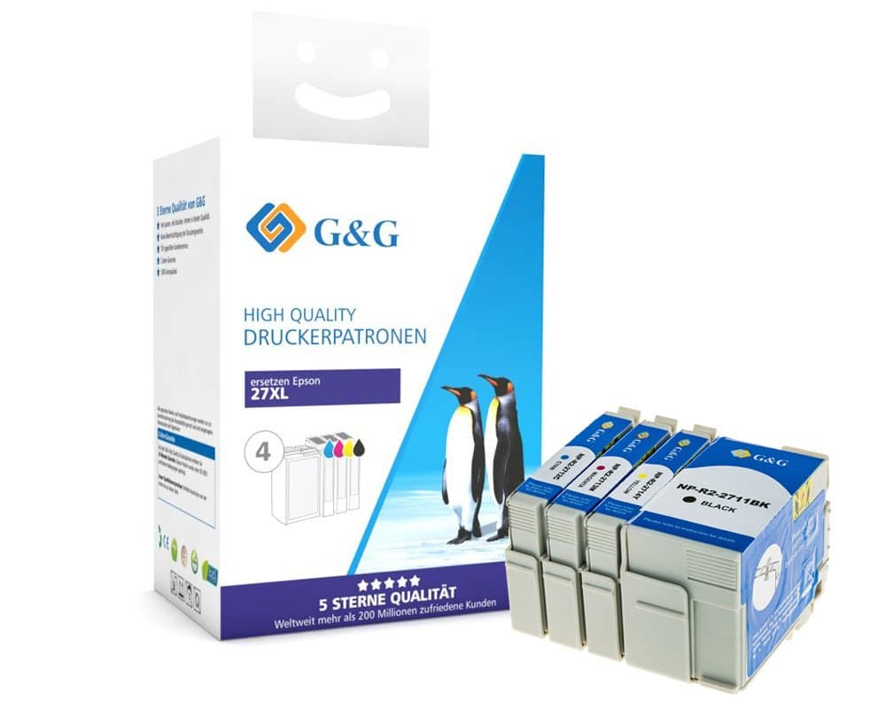 Pachet cartuse premium G&G Epson T2715 Multipack (C13T27154012)
