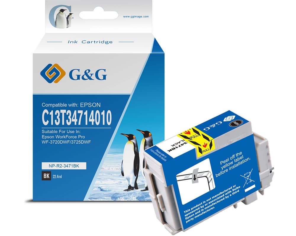 Cartus Premium G&G Epson 34XL Black (C13T34714010)