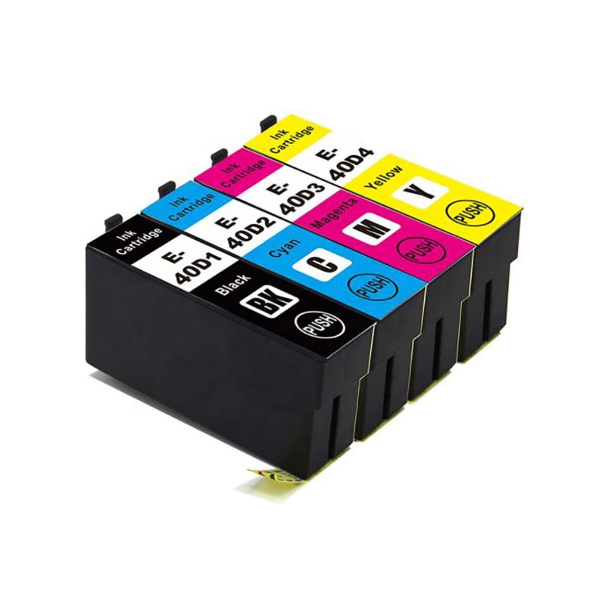 Pachet de cartuse compatibile Epson SureColor SC-T2100/ T3100/ T5100 (T40D1/ T40D2/ T40D3/ T40D4)