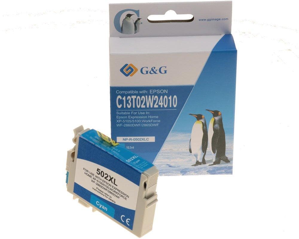 Cartus Premium G&G Epson 502XL Cyan (C13T02W24010)
