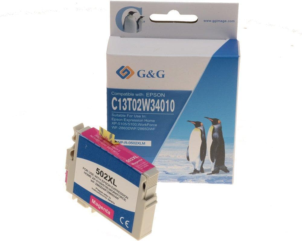 Cartus Premium G&G Epson 502XL Magenta (C13T02W34010)