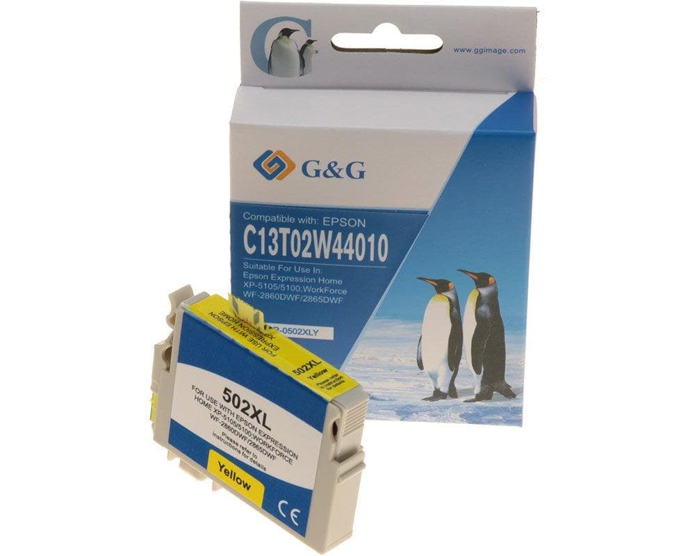 Cartus Premium G&G Epson 502XL Yellow (C13T02W44010)