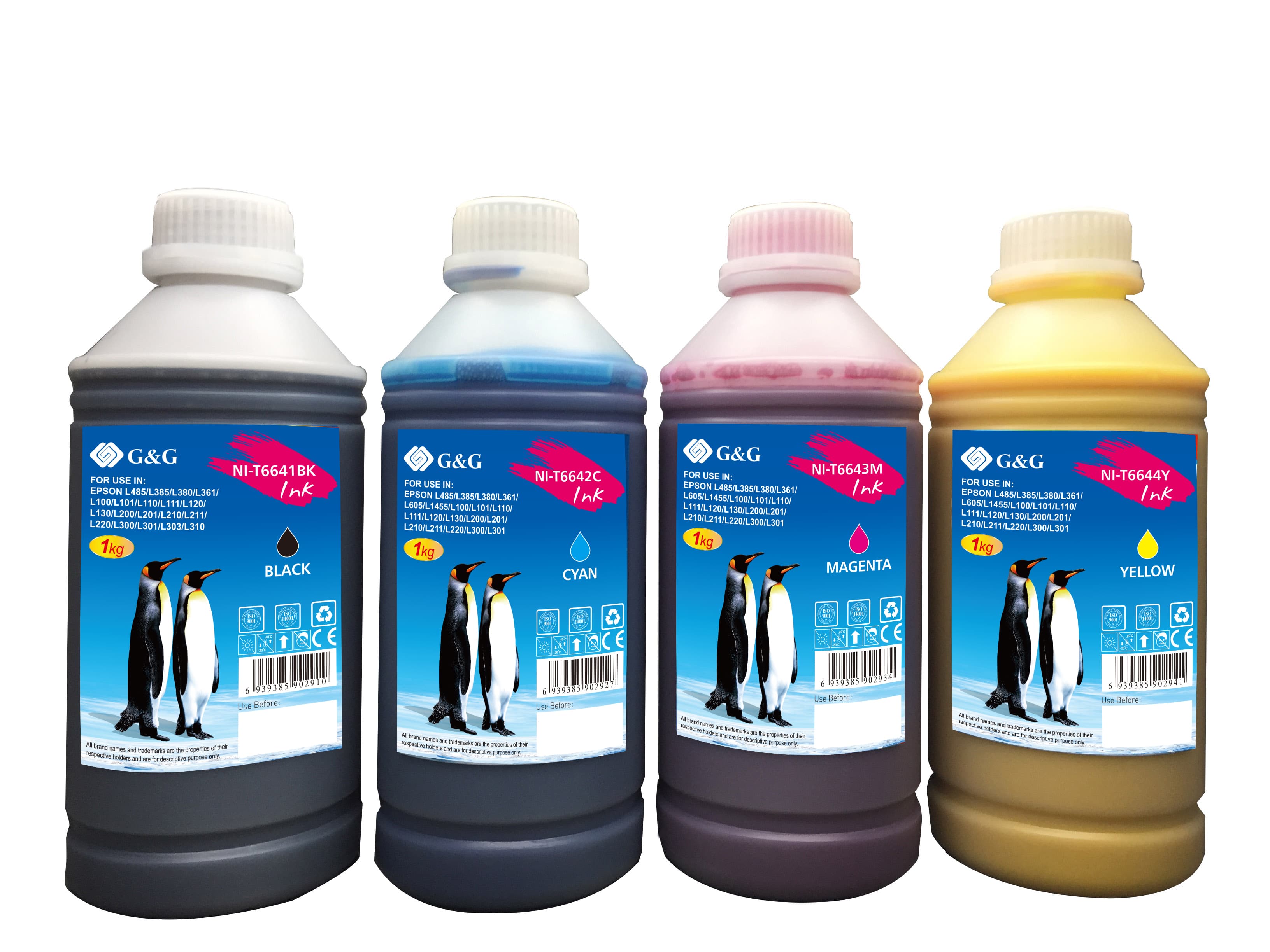 Set de flacoane cerneala Premium G&G Epson T6644 Yellow (C13T664440)