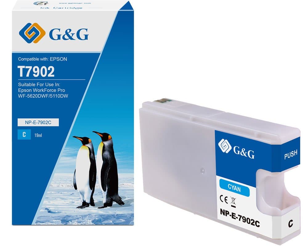 Cartus Premium G&G Epson 79XL Cyan (C13T79024010)