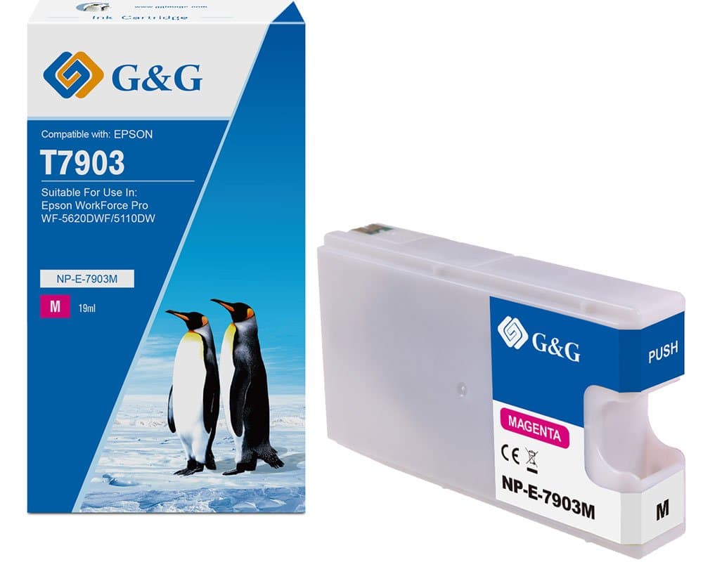 Cartus Premium G&G Epson 79XL Magenta (C13T79034010)