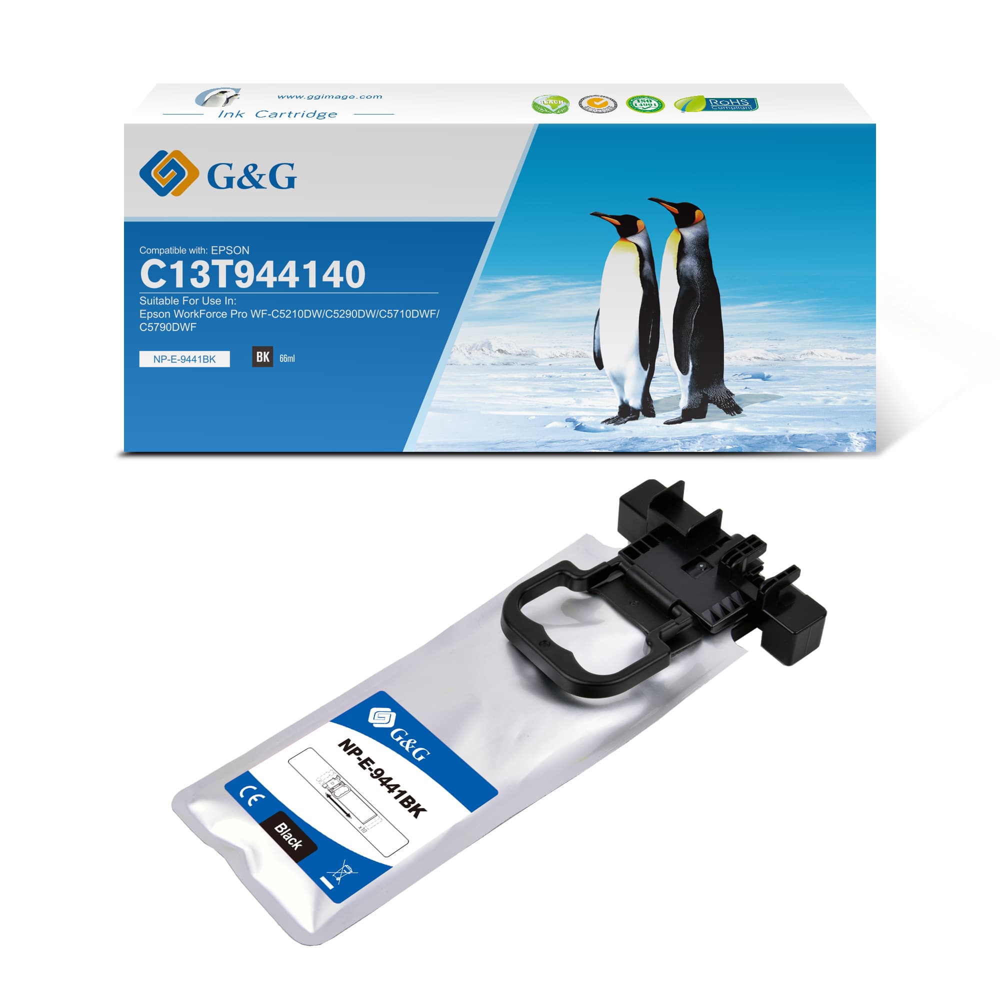 Cartus Premium G&G Epson T9441 Black (C13T944140)