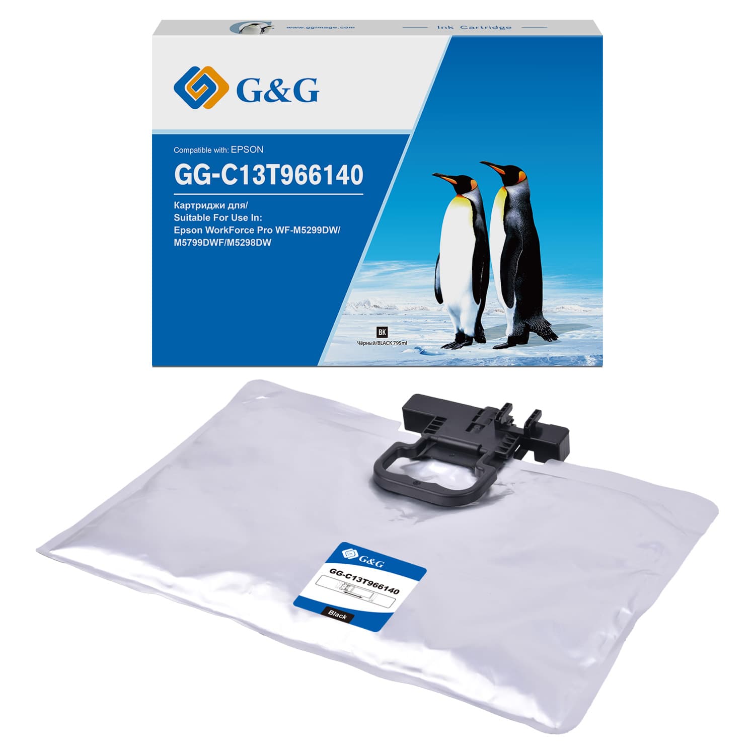 Cartus Premium G&G (40K) Epson T9661 Black (C13T966140)