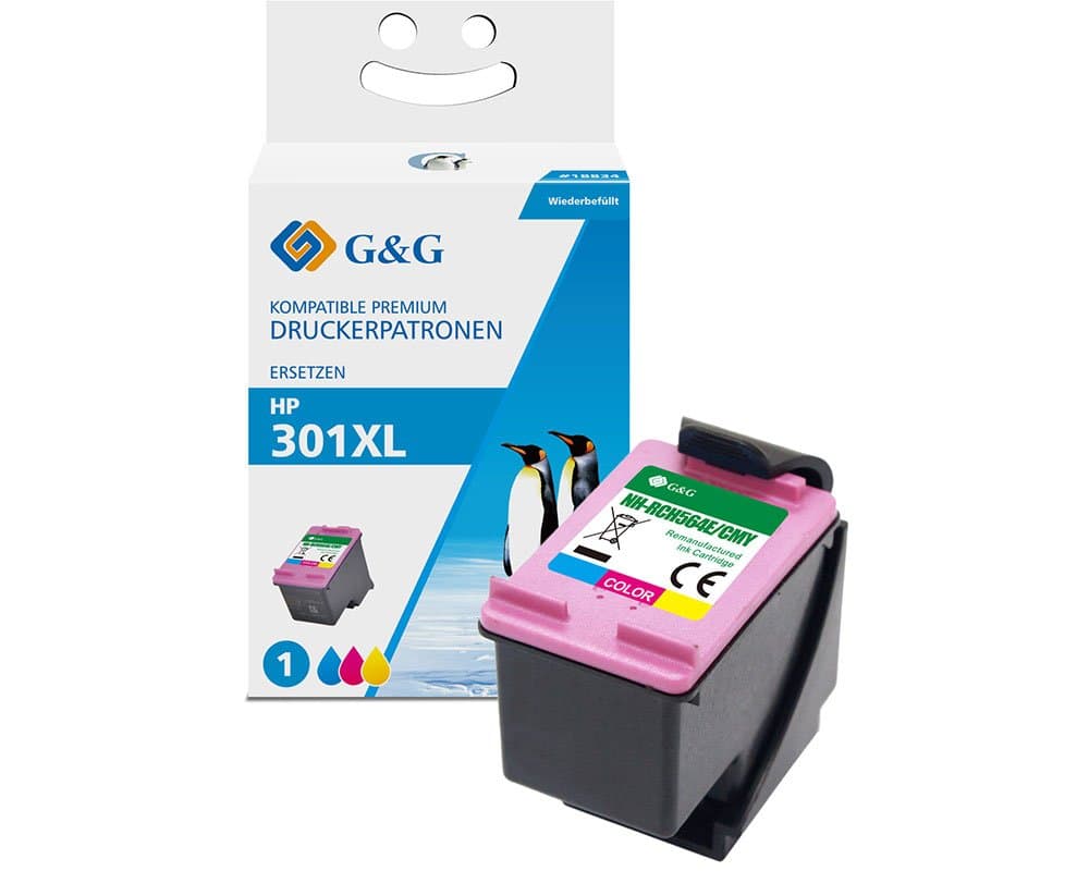 Cartus Premium G&G HP 301XL Color (CH564EE)