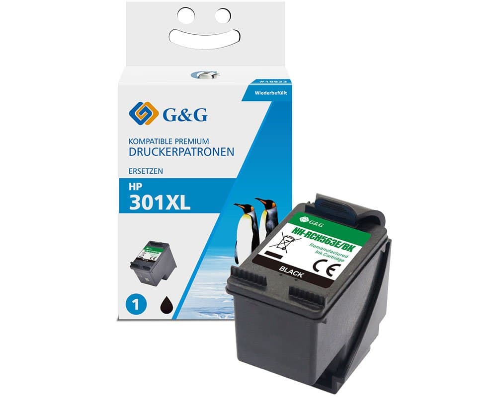 Cartus Premium G&G HP 301XL Black (CH563EE)