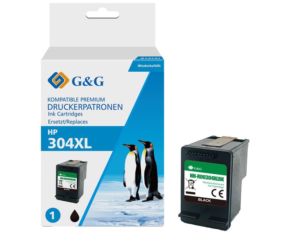 Cartus Premium G&G HP 304XL Black (N9K08AE)