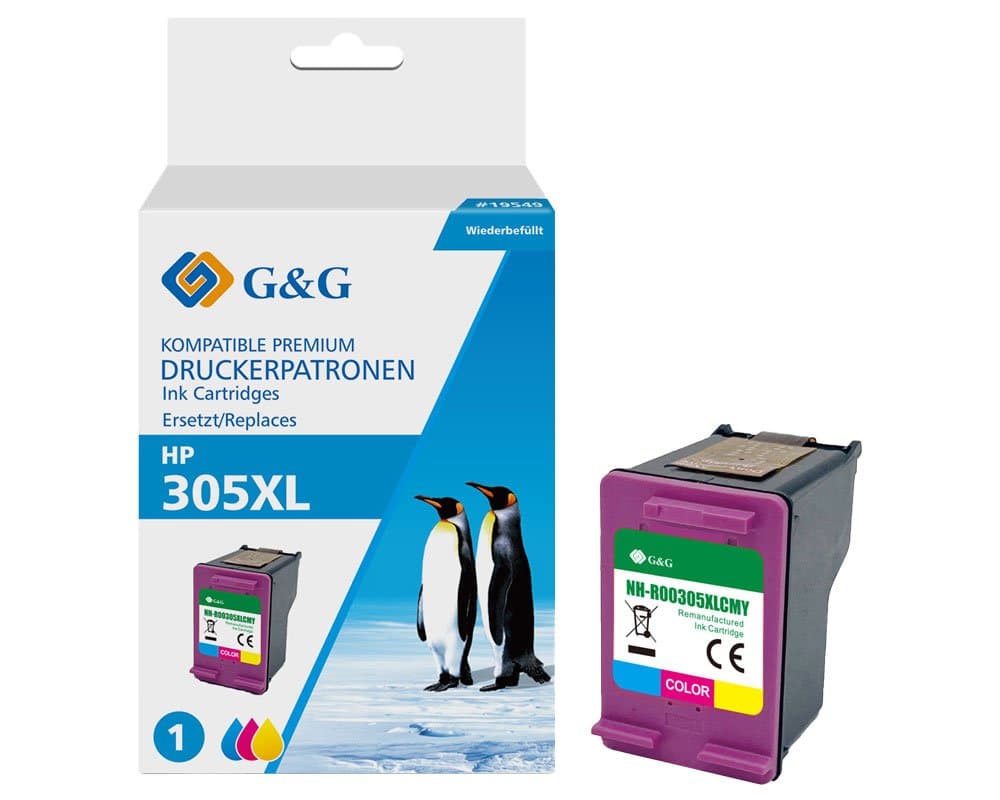 Cartus Premium G&G HP 305XL Color (3YM63AE)
