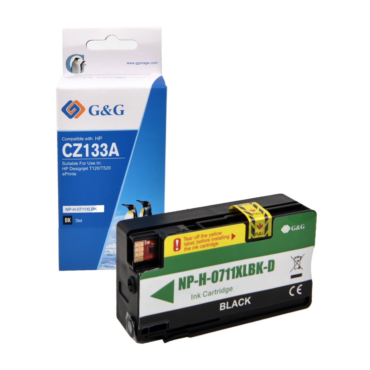 Cartus Premium G&G HP 711 Black(CZ133A)