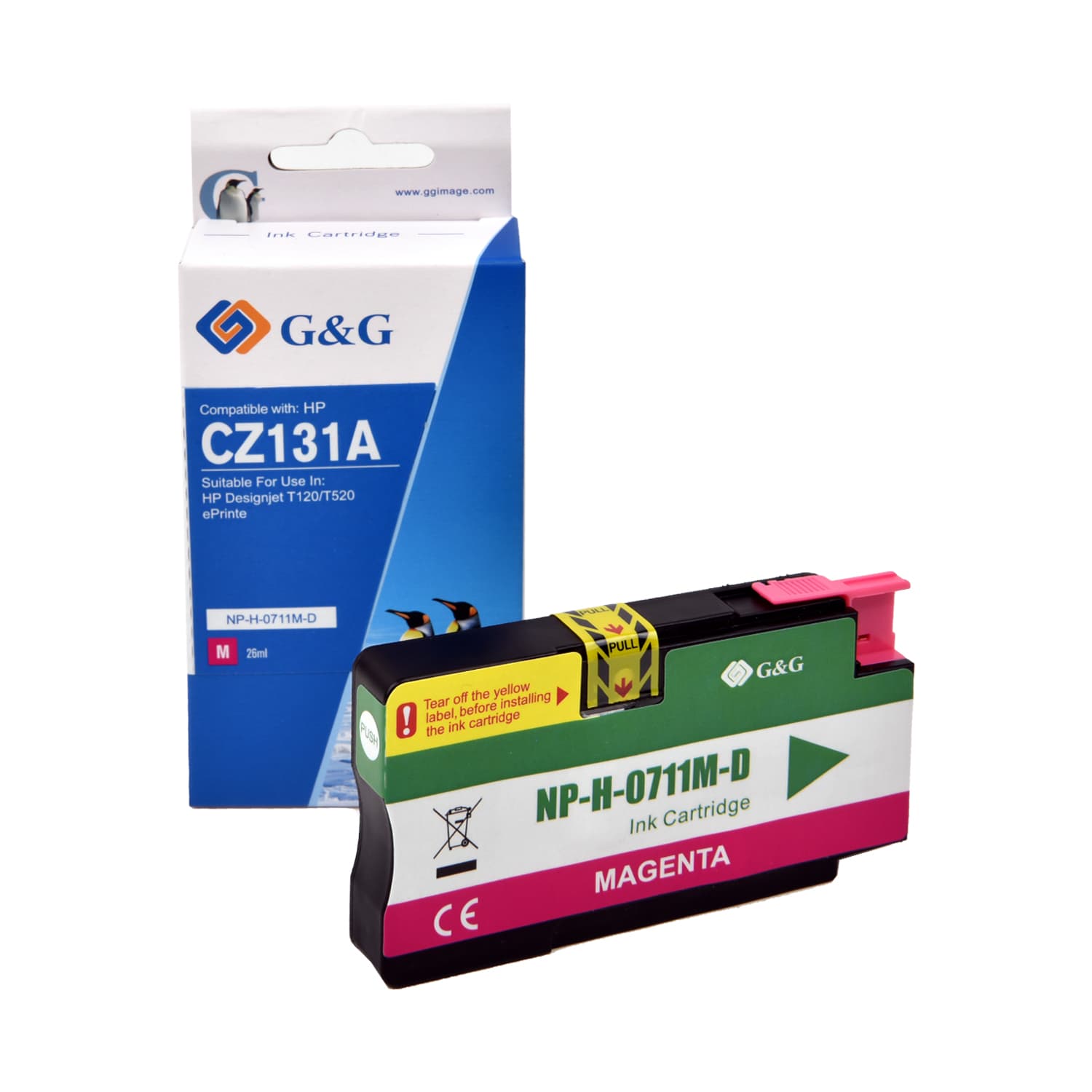 Cartus Premium G&G HP 711 Magenta (CZ131A)