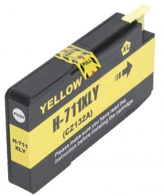 Cartus compatibil HP 711 Yellow(CZ132A)