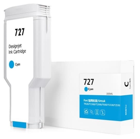 Cartus compatibil HP 727 Cyan (F9J76A)