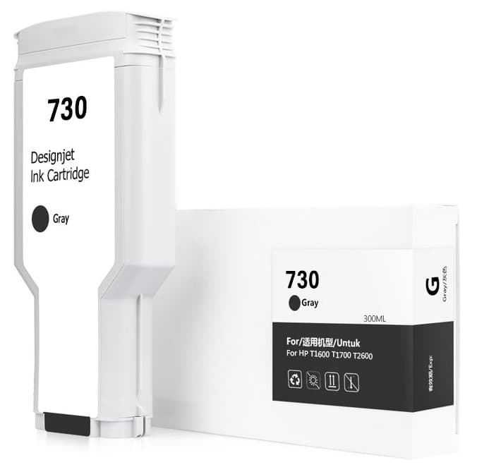 Cartus compatibil HP 730 Gray (P2V66A)