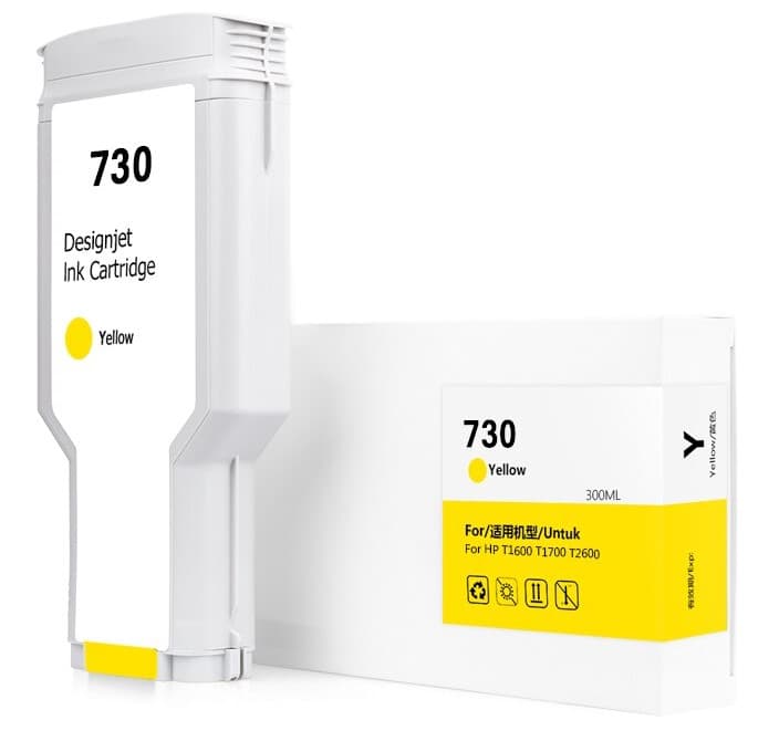 Cartus compatibil HP 730 Yellow (P2V64A)