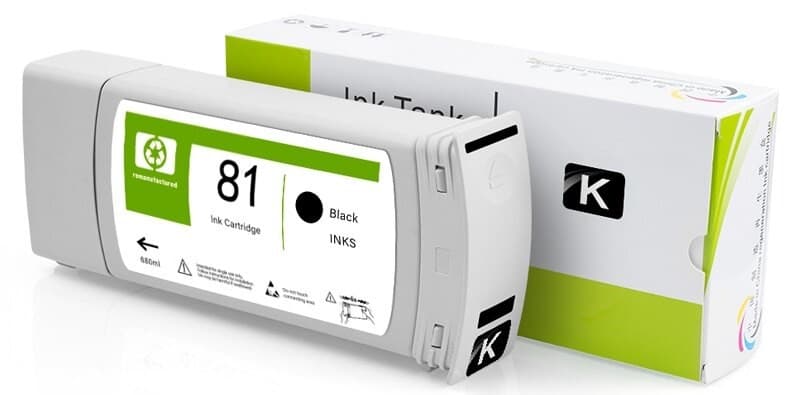 Cartus compatibil HP 81 Black (C4930A)
