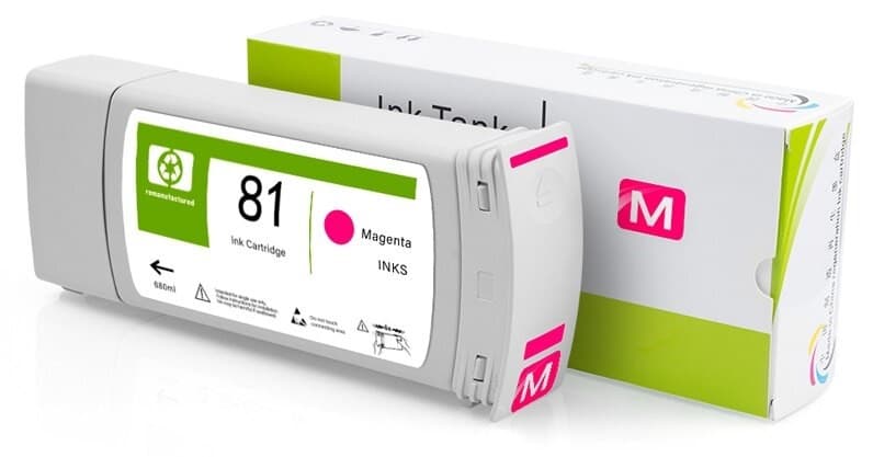 Cartus compatibil HP 81 Magenta (C4932A)