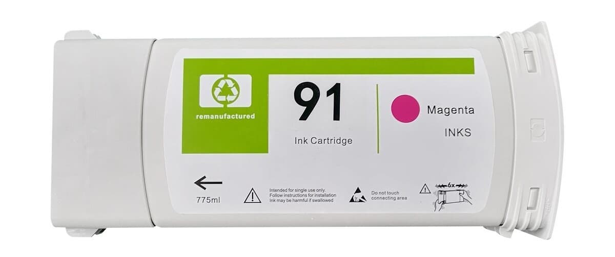 Cartus compatibil HP 91 Magenta (C9468A)