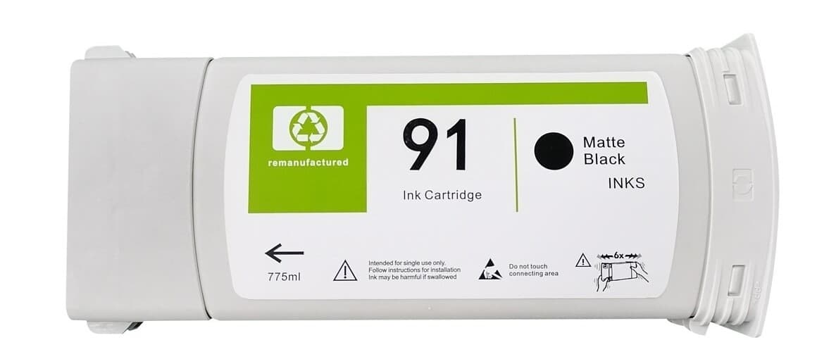 Cartus compatibil HP 91 Matte Black (C9464A)