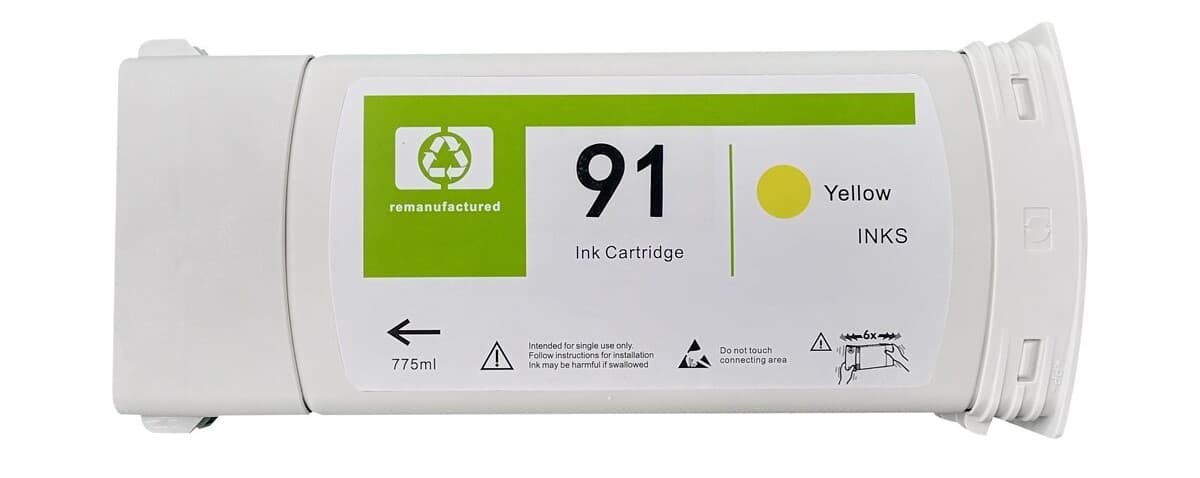Cartus compatibil HP 91 Yellow (C9469A)