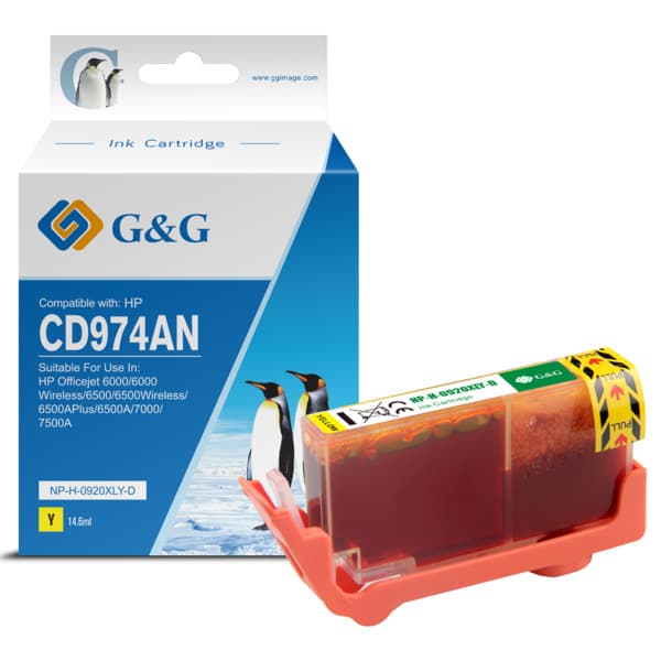 Cartus Premium G&G (0.7K) HP 920XL Yellow (CD974AE)
